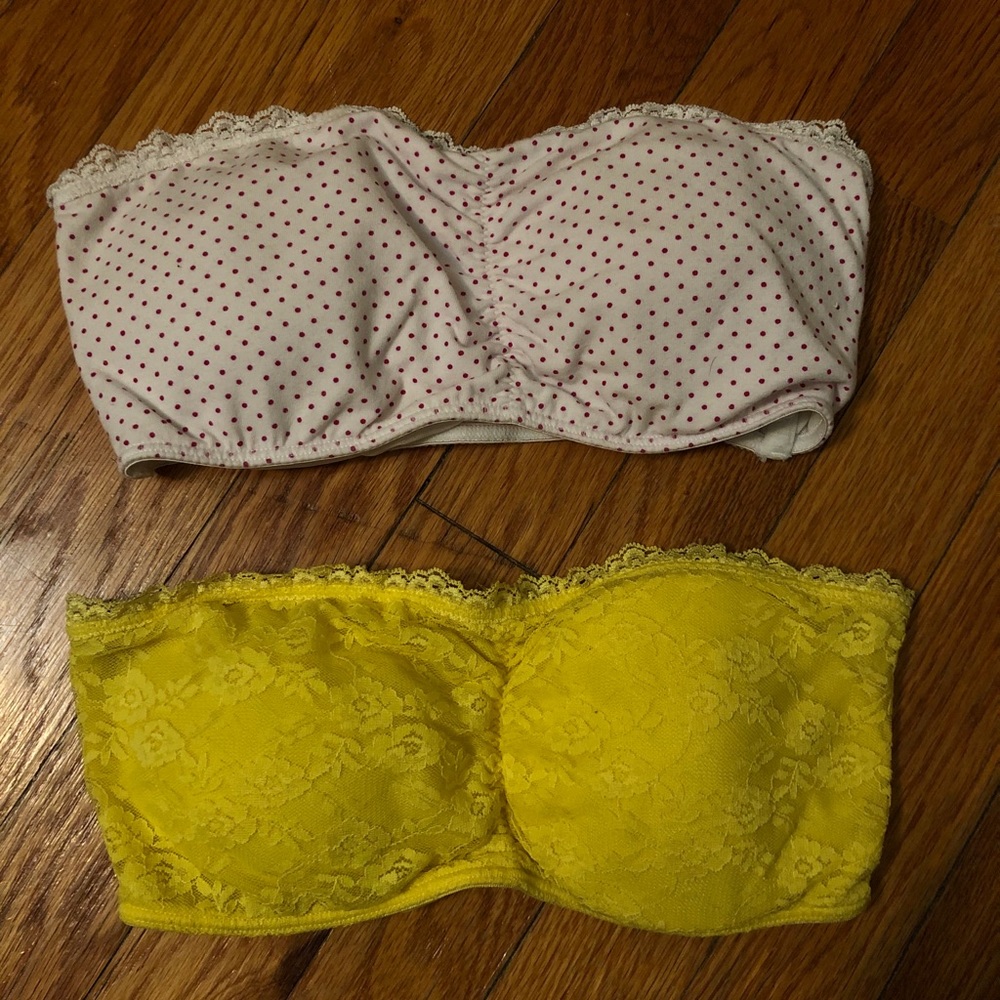 Strapless bralettes